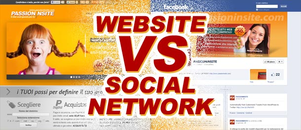 Meglio avere un sito internet o una pagina Facebook?