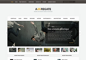 Aggregate Theme Wordpress - Tema modello per realizzare il tuo sito internet
