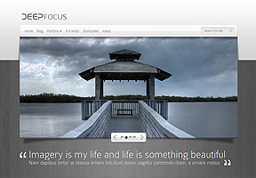 DeepFocus Theme Wordpress - Tema modello per realizzare il tuo sito internet