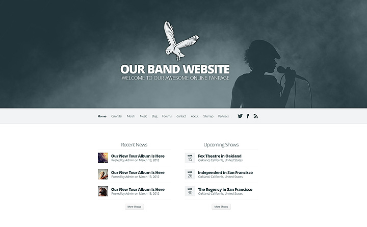 Harmony Band WordPress Theme: un tema per realizzare un sito di musica