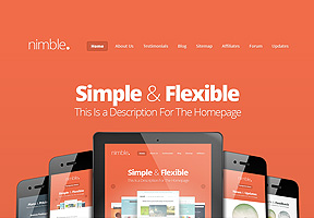 Nimble Theme Wordpress - Tema modello per realizzare il tuo sito internet