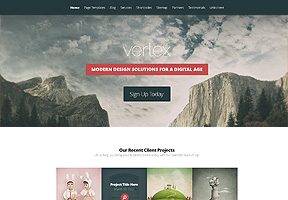 Vertex Theme Wordpress - Tema modello per realizzare il tuo sito internet